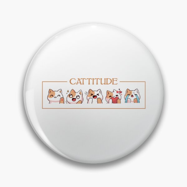 Item preview, CATTITUDE Cat furr Graphic Design designed and sold by QuanJewelry.