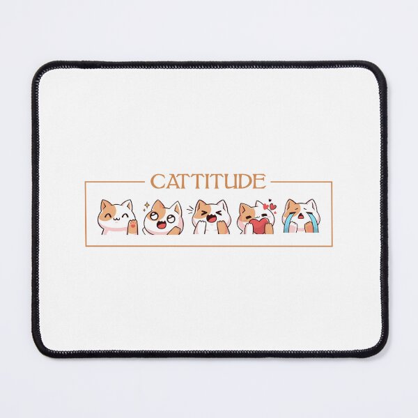 Item preview, CATTITUDE Cat furr Graphic Design designed and sold by QuanJewelry.