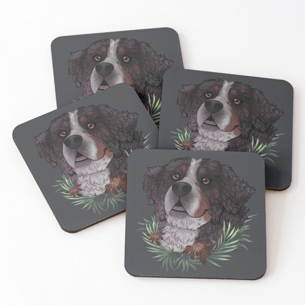 Item preview, Bernese Mountain Dog Portrait designed and sold by BlooFang.