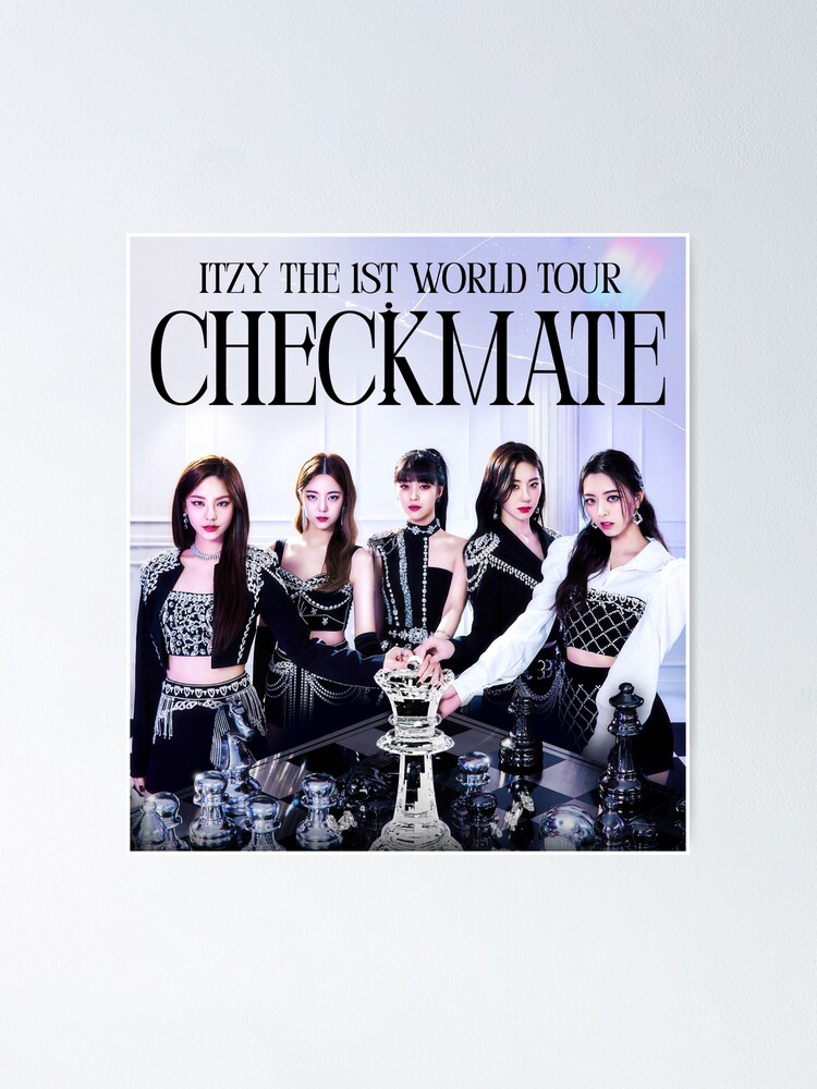 Yuna - Official Poster ITZY Mini Album Checkmate Kpop