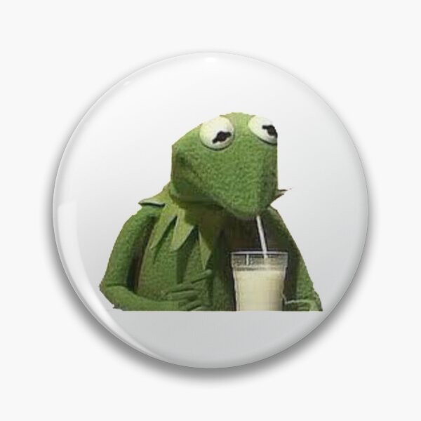 Item preview, Kermit Drinks Milk   designed and sold by sandrawivia.