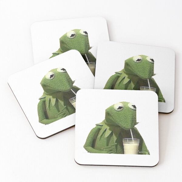 Item preview, Kermit Drinks Milk   designed and sold by sandrawivia.