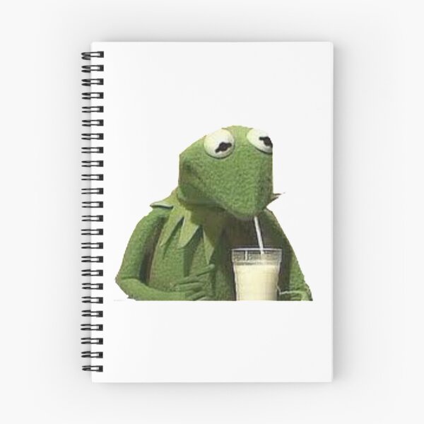 Item preview, Kermit Drinks Milk   designed and sold by sandrawivia.