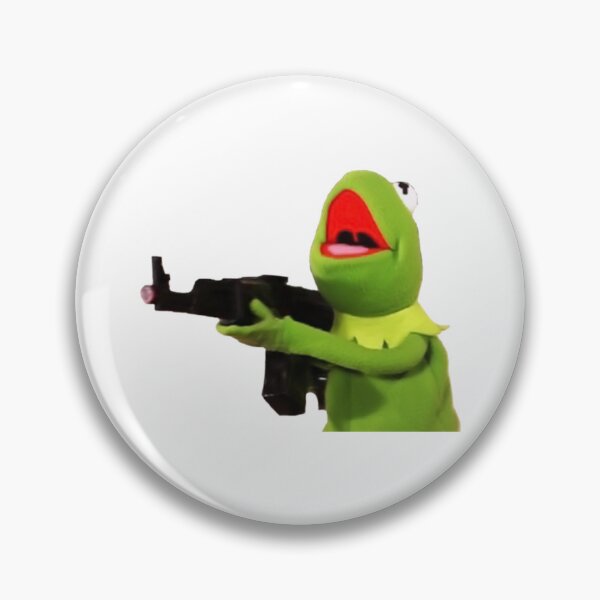 Item preview, Kermit Gun Meme   designed and sold by sandrawivia.