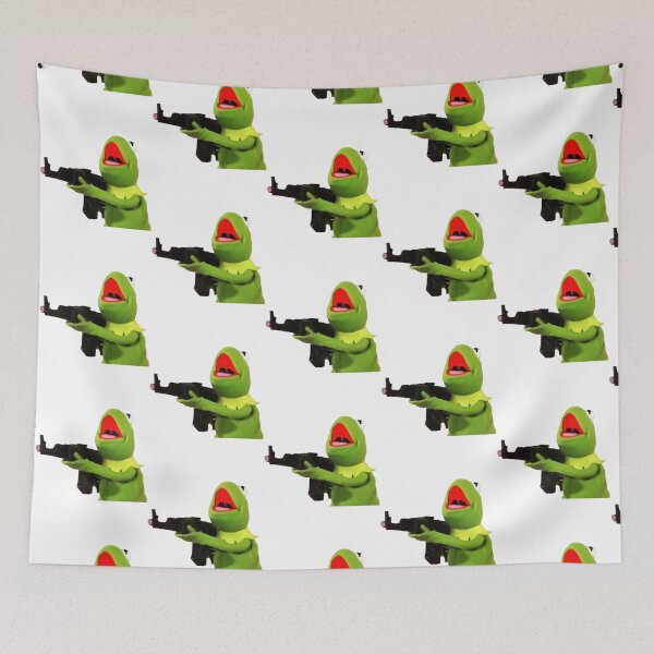 Item preview, Kermit Gun Meme   designed and sold by sandrawivia.