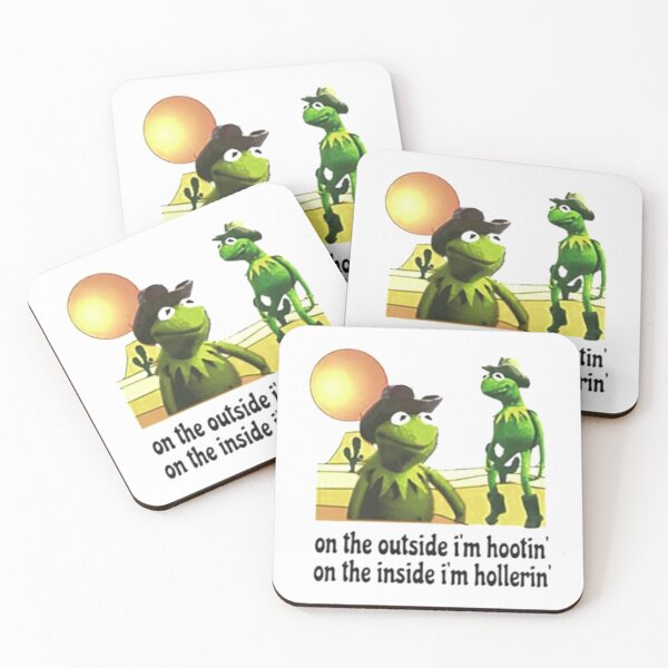 Item preview, kermit Hootin and Hollerin on the outside I’m hootin    designed and sold by sandrawivia.