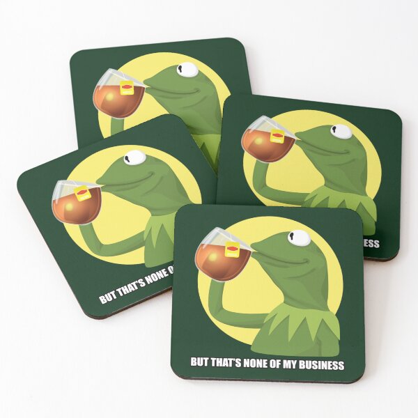 Item preview, KERMIT Meme 1 But That_s None of My Business   designed and sold by sandrawivia.