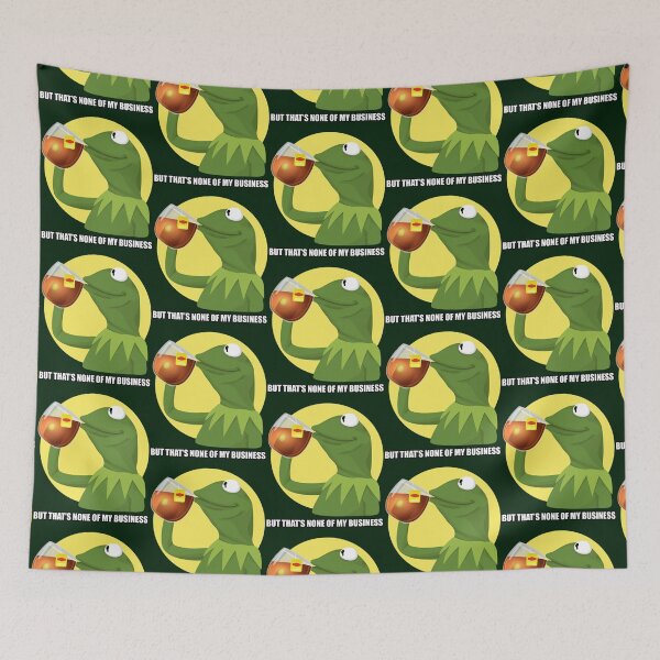 Item preview, KERMIT Meme 1 But That_s None of My Business   designed and sold by sandrawivia.