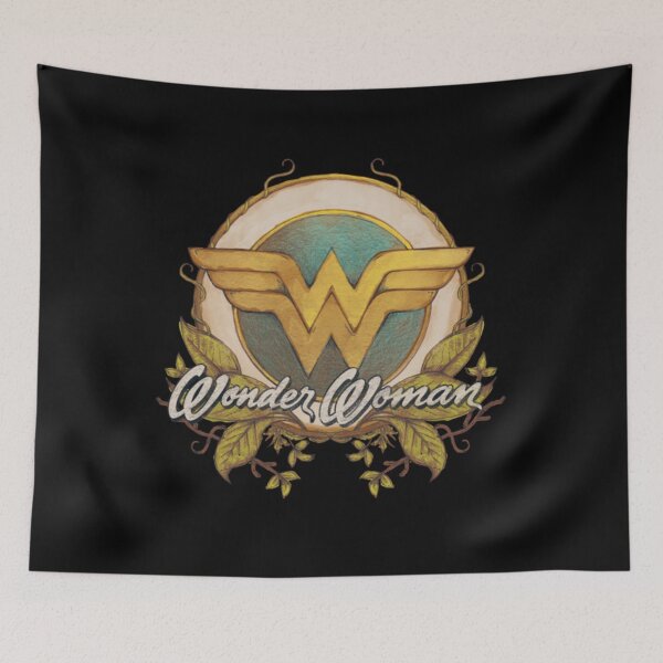 Item preview, Super Hero Girl Wonder. W.o.m.a.n Watercolour Nature Logo designed and sold by ww84gift.