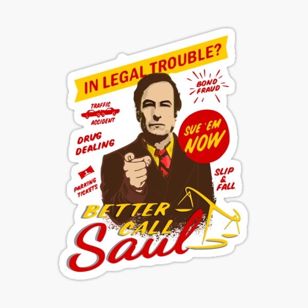 Vista previa del artículo con la obra «¡MEJOR LLAMAR A SAUL!», diseñado y vendido por OldCityPrints.