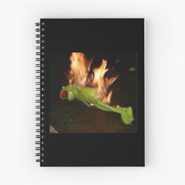 Item preview, Kermit on Fire   designed and sold by sandrawivia.
