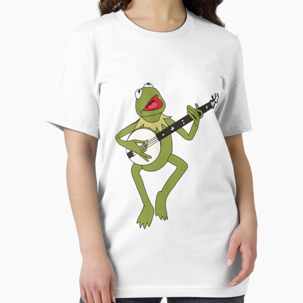 Vista previa del artículo con la obra «Kermit tocando el banjo», diseñado y vendido por sandrawivia.