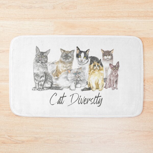 Item preview, Cat Diversity Fur Babies Graphic Design designed and sold by QuanJewelry.