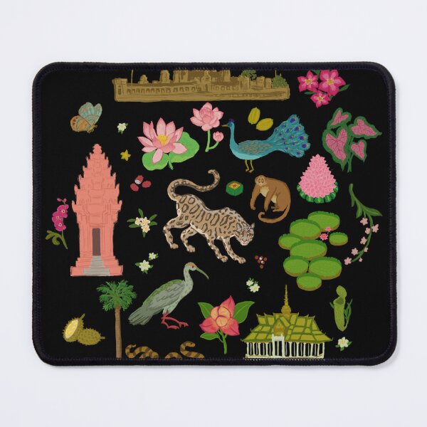 Item preview, Cambodia motif  designed and sold by CKCRedbubble.