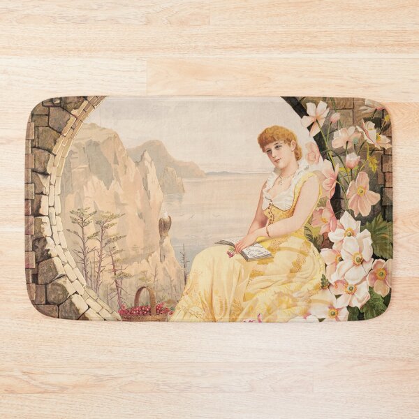 Item preview, Beautiful lady surrounded by flowers and natural beauty  designed and sold by mycloudzdesign.