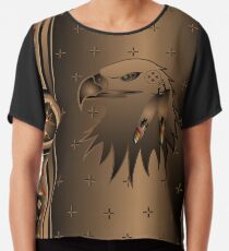 Eagle Nation Chiffon Top