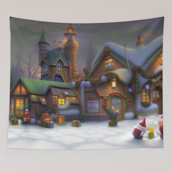 Item preview, Cozy Xmas House designed and sold by PaigeCompositor.