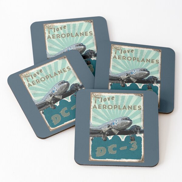 Item preview, Old Aeroplane Tin Sign_01 designed and sold by SEADOGPRINTS.