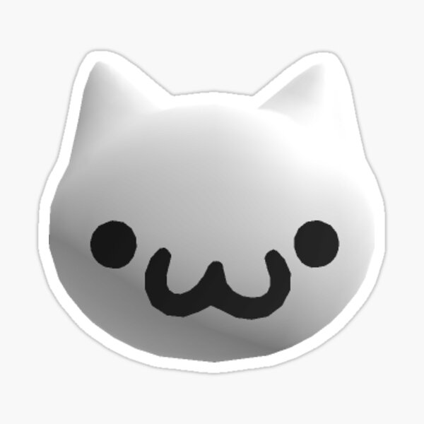 Cute Gray Kitty Cat Face Emoji - Angry Vinyl Decal Sticker – Shinobi  Stickers