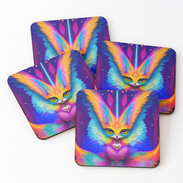Item preview, Rainbow Cat Bird Fusion designed and sold by LuliandFriends.