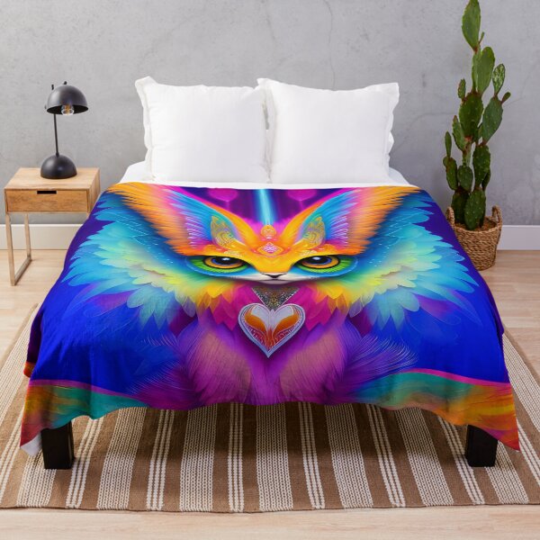 Item preview, Rainbow Cat Bird Fusion designed and sold by LuliandFriends.