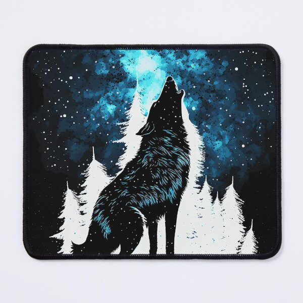 Item preview, Howling Wolf Silhouette designed and sold by Wander Lost.