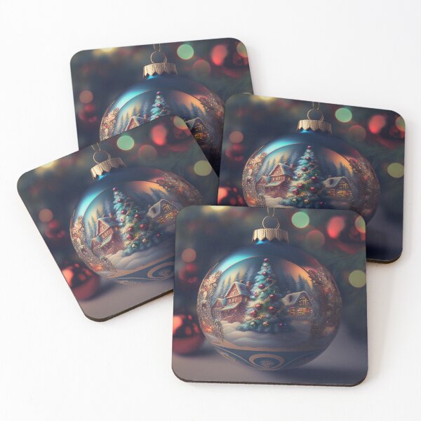 Item preview, Christmas Ornament, Antique, Christmas Scene designed and sold by AICreateWorlds.