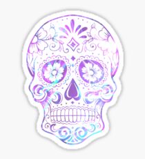 Purple Skull Sticker