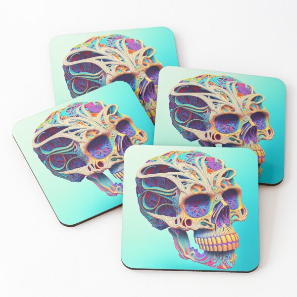 Item preview, Twisted Origami Skull designed and sold by Wander Lost.