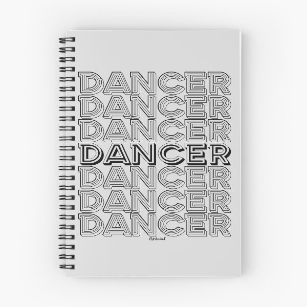Item preview, Dancer Repeating Text (Dark Version) designed and sold by JanGrackle.
