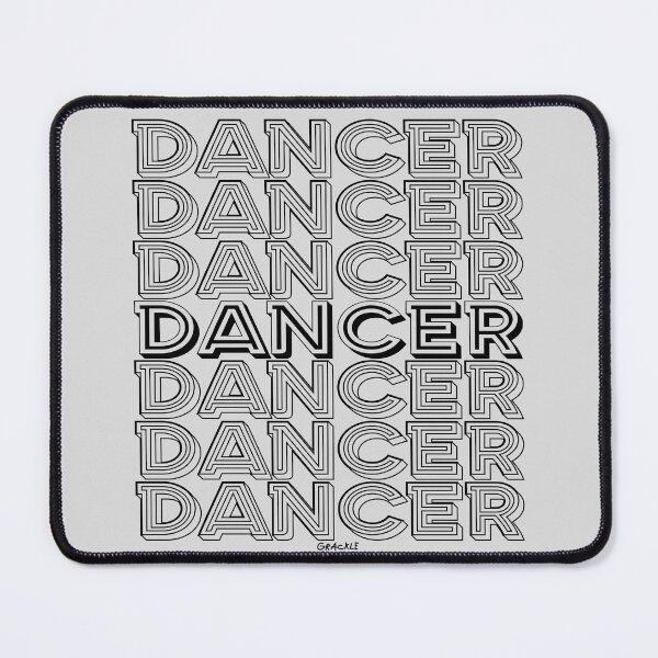 Item preview, Dancer Repeating Text (Dark Version) designed and sold by JanGrackle.