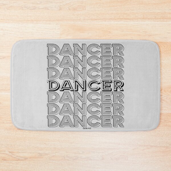 Item preview, Dancer Repeating Text (Dark Version) designed and sold by JanGrackle.