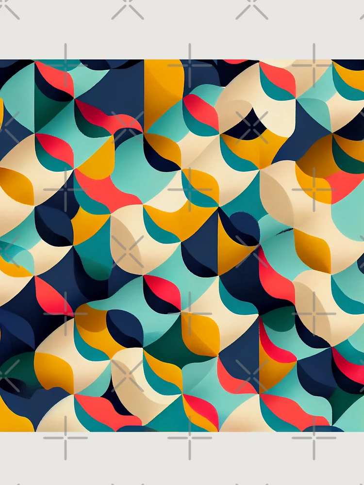 Thumbnail 6 von 6, Premium Oversized Pullover, Modern Hotel Simple Pattern Digital Painting designt und verkauft von CodeAndColors.