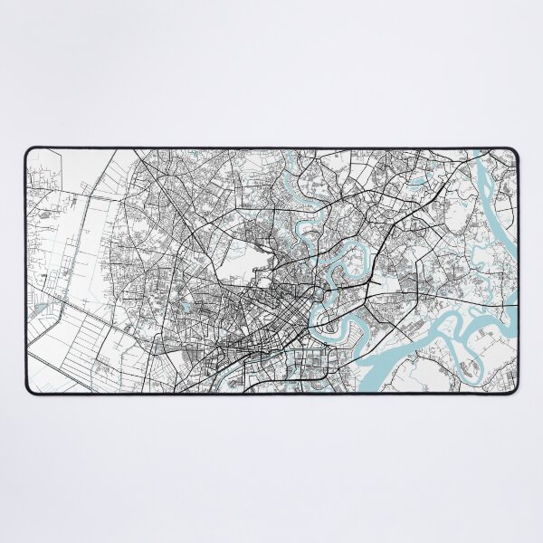 Item preview, Ho Chi Minh City Map of Vietnam - Circle designed and sold by deMAP.