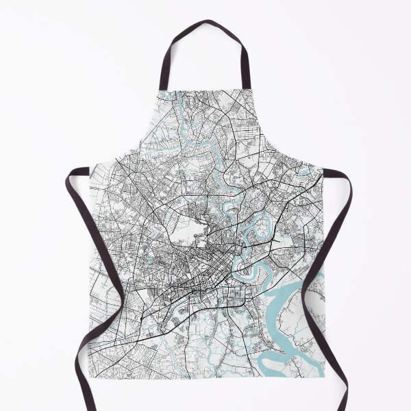 Item preview, Ciudad de Ho Chi Minh Mapa de Vietnam - Círculo designed and sold by deMAP.