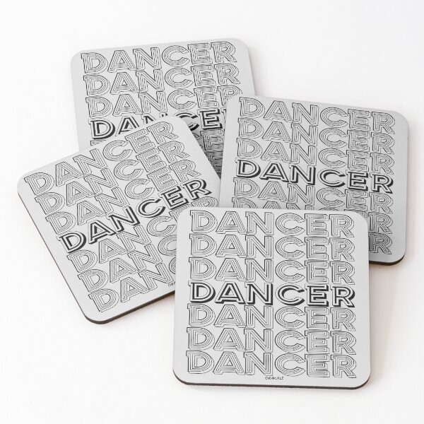 Item preview, Dancer Repeating Text (Dark Version) designed and sold by JanGrackle.
