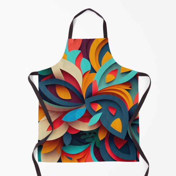 Item preview, Abstract Modern Bright Pattern Digital Painting designed and sold by CodeAndColors.