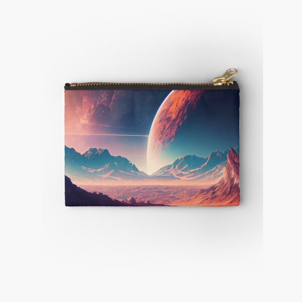 Item preview, Amazing Mars Landscape with Alien Planets Digital Painting designed and sold by CodeAndColors.