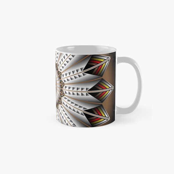 Native Feather Design Classic Mug