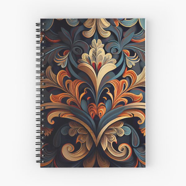 Item preview, Elegant Beautiful Fancy Floral Pattern Digital Painting designed and sold by CodeAndColors.