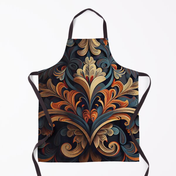 Item preview, Elegant Beautiful Fancy Floral Pattern Digital Painting designed and sold by CodeAndColors.