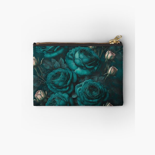 Item preview, Teal roses nature background. flower wallpaper designed and sold by ShopThousand.