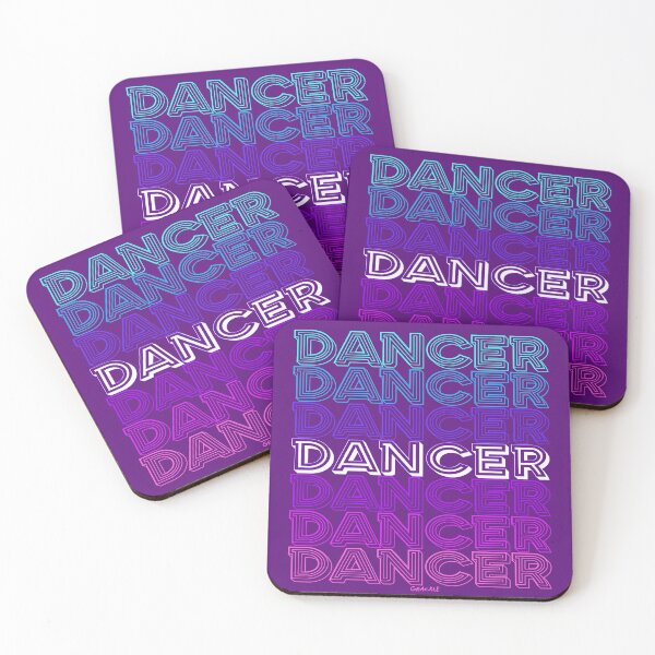 Item preview, Dancer Repeating Text (Pink and Blue Version) designed and sold by JanGrackle.