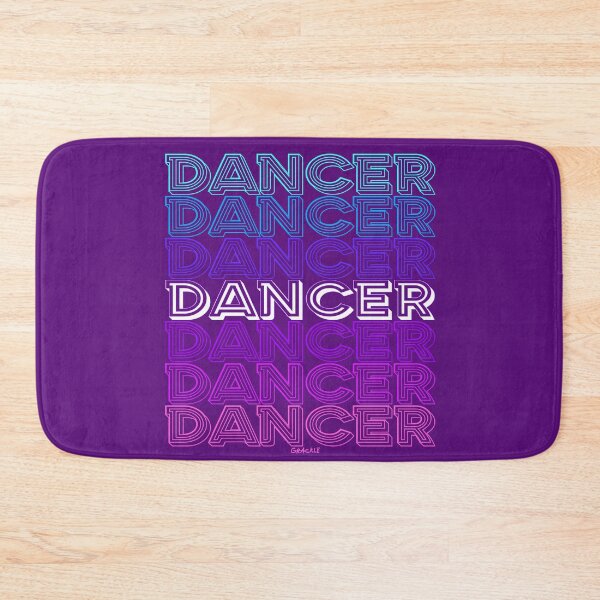Item preview, Dancer Repeating Text (Pink and Blue Version) designed and sold by JanGrackle.