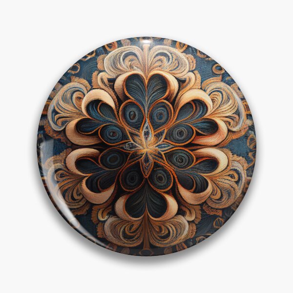 Artikelvorschau, Modern Blue and Yellow Stitched Swirl Pattern Digital Painting entworfen und verkauft von CodeAndColors.
