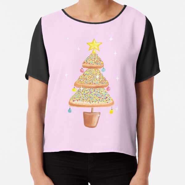 Fairy Christmas - Fairy Bread - Pink Chiffon Top
