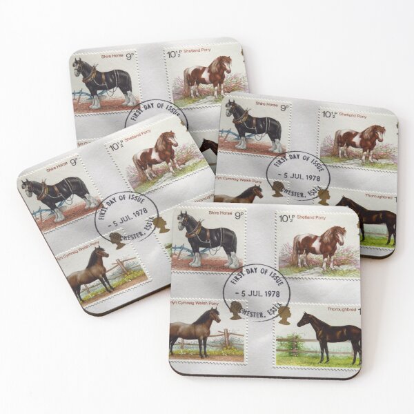 Item preview, First Day Issue Stamps - British Horses designed and sold by wiggyofipswich.