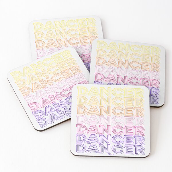 Item preview, Dancer Repeating Text (Sunset Version) designed and sold by JanGrackle.