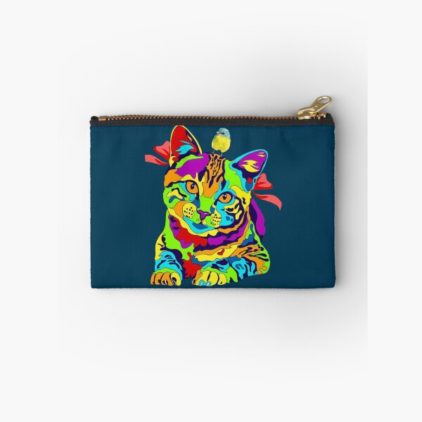 Item preview, Rainbow Kitten Surprise With Red Ribbons And A BirdGood Music Gift For Music And Cat Kitten Lovers- designed and sold by LineOLakesStore.
