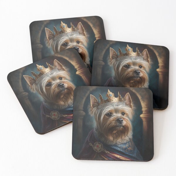 Item preview, Medieval Silky Terrier King designed and sold by DankCards.